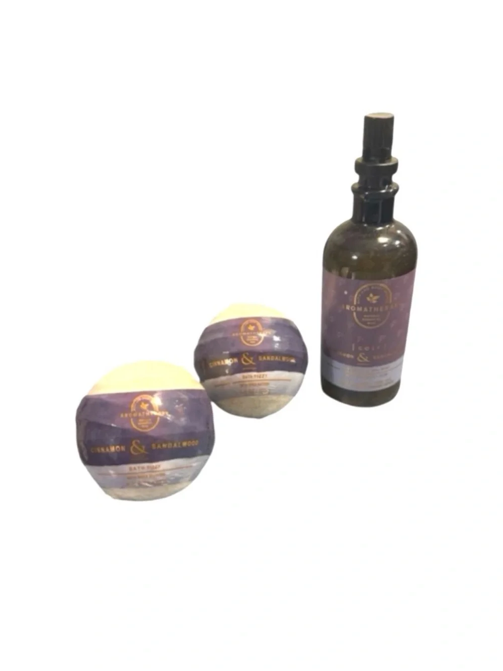 Aromatherapy Cozy Cinnamon and Sandalwood Set